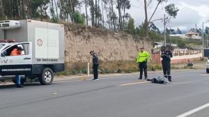 La última víctima de accidente de tránsito en la Panamericana Sur fue identificada como William Tixe de 30 años, aproximados.