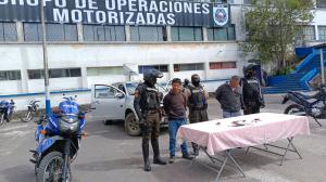 Detenidos - robo - Quito