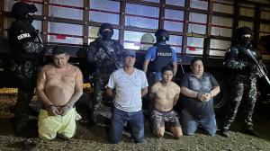 Los detenidos en Manabí, señalados por integrar el GDO Los Lobos.