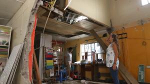 En Colombia y Villavicencio una vivienda fue afectada por el choque de un camión.