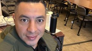 José Luis Astudillo un ecuatoriano en la Policía de Las Vegas.