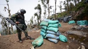 Las Fuerzas Armadas del Ecuador también trabajan en el combate a la minería ilegal. (Imagen referencial)