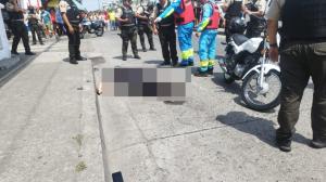 Sospechoso de sicariato abatido en la avenida Domingo Comín en Guayaquil