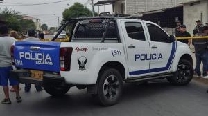 carro de policía en Huaquillas