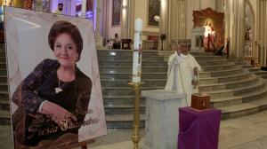 Fresia Saavedra, misa en La Catedral Metropolitana de Guayaquil