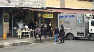 Medicina Legal hizo el levantamiento de los cadáveres, en Babahoyo.