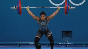 Angie Palacios en su participación de París 2024.