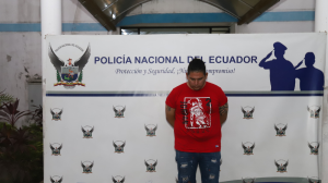 El detenido fue presentado por la Policía.