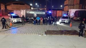 Droga incautada en un puerto de Guayaquil