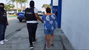 Mujer detenida en el sur de Guayaquil