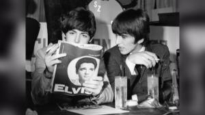 The Beatles visitan a Elvis Presley