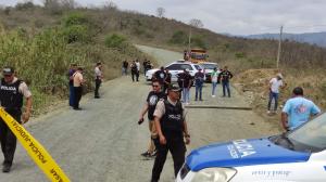 Autoridades policiales realizaron labores de búsqueda en el cantón manabita.