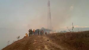 El incendio forestal se registró hace seis días en este cantón lojano.