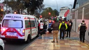 La ambulancia llegó al sito, pero el hombre ya había fallecido.