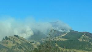 Incendios forestales afectan Sigchos estos días.