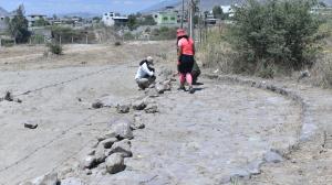 destrucción de vestigio arqueológico en Quito