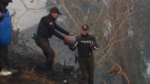 Incendios forestales Quito - Bomberos - Emergencia