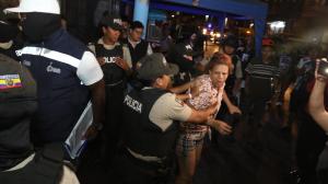 Ciudadana retenida en operativo policial en el barrio Cuba