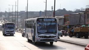 El paro de buses llegó hasta este 12 de diciembre.