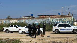 Fuerzas del orden llegaron tras la novedad de una cabeza huamana en Puerto Bolívar.