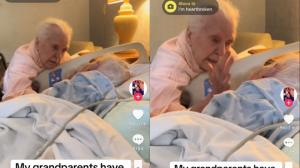 Abuelos se despiden en Tik Tok