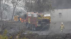 Se reporta un incendio forestal en el sector de Parque Samanes este 26 de septiembre.