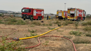 Unidades de los bomberos fueron al sitio de la novedad, en Guayaquil.