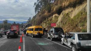 Accidente de tránsito en Quito - Policía - investigación