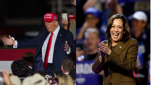 Donald Trump y Kamala Harris, candidatos a la presidencia de Estados Unidos.