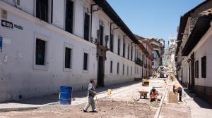 El Centro Histórico de Quito ha sido intervenido para obras.