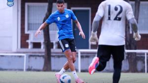 Luis fernando León Emelec entrena