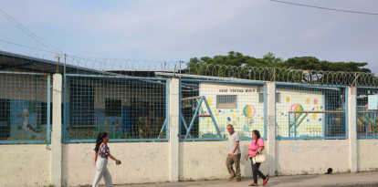 La escuela afectada por el robo está ubicada en el sur de Guayaquil.