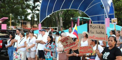 Los amigos de Monika Silva y representantes de colectivos sociales la despediran en el centro forénse de Santa Elena