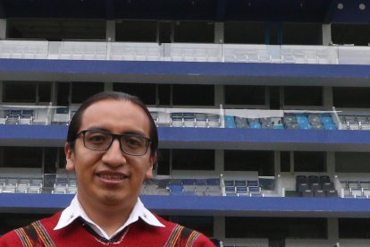 Un sueño hecho realidad, el Ing. Lorenzo Pichizaca es el coordinador deportivo del Emelec. Antes estuvo en el Mushuc Runa.