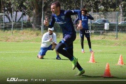 Adrián Gabbari el arquero de Liga de Quito, pieza clave en el trabajo de Repetto.