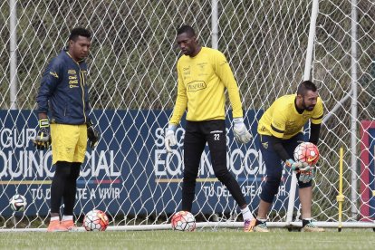 Máximo Banguera (i) coincidió con Esteban Dreer (d) en la selección de Ecuador.