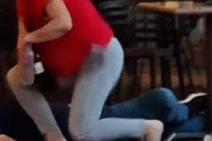 Las cámaras de seguridad registraron el hecho sangriento.