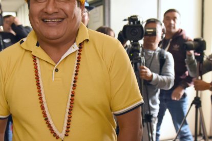 Jaime Vargas lideró, junto a Leonidas Iza, las protestas de octubre de 2019, que terminaron en actos violentos.