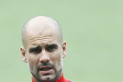El entrenador español Domenec Torrent fue el asistente técnico de Pep Guardiola.