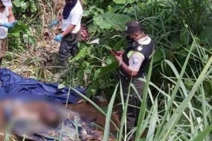 En una quebrada fue encontrado el cadáver de Jacinto Alfonso Vera Salazar.