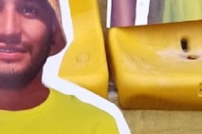 Jamil Jara, amaneció en el estadio Monumental en foto.