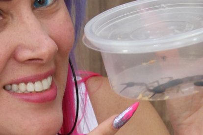 Zully subió varias historias a su cuenta de Instagram, donde dio a conocer a su mascota.