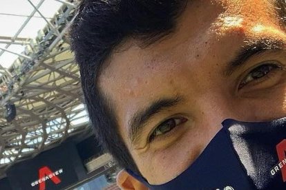 Richard Carapaz listo para arrancar el Tour de Francia.