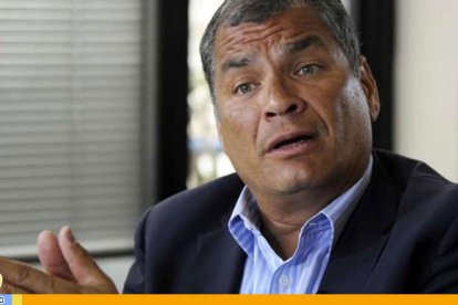 Correa dirigió un mensaje de