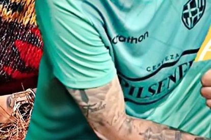 Una descarga de billete fue la última 'canción' de Maluma Pérez con Barcelona.