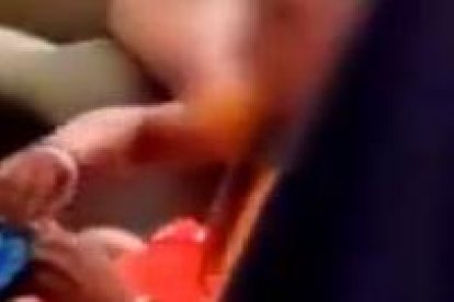 Una escena de la intervención.