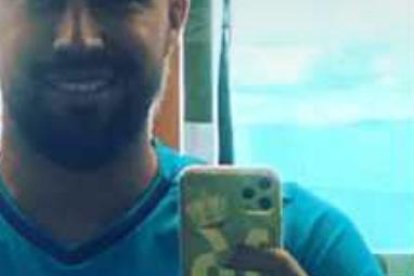 Christian Noboa, se bajó del avión y a entrenar en el gimnasio de la Casa de la Selección.