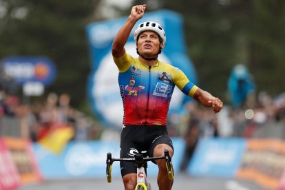 El Cubanito Caicedo resaltó que "todavía no he llevado mi cuerpo a tope" en el Giro.