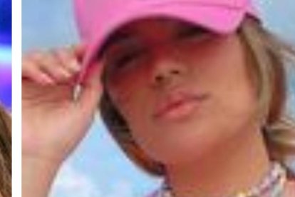 Alejandra Sánchez y la cantante colombiana Karol G.