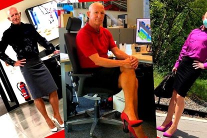 Le gusta ir como quiere y no tiene problemas al respecto.